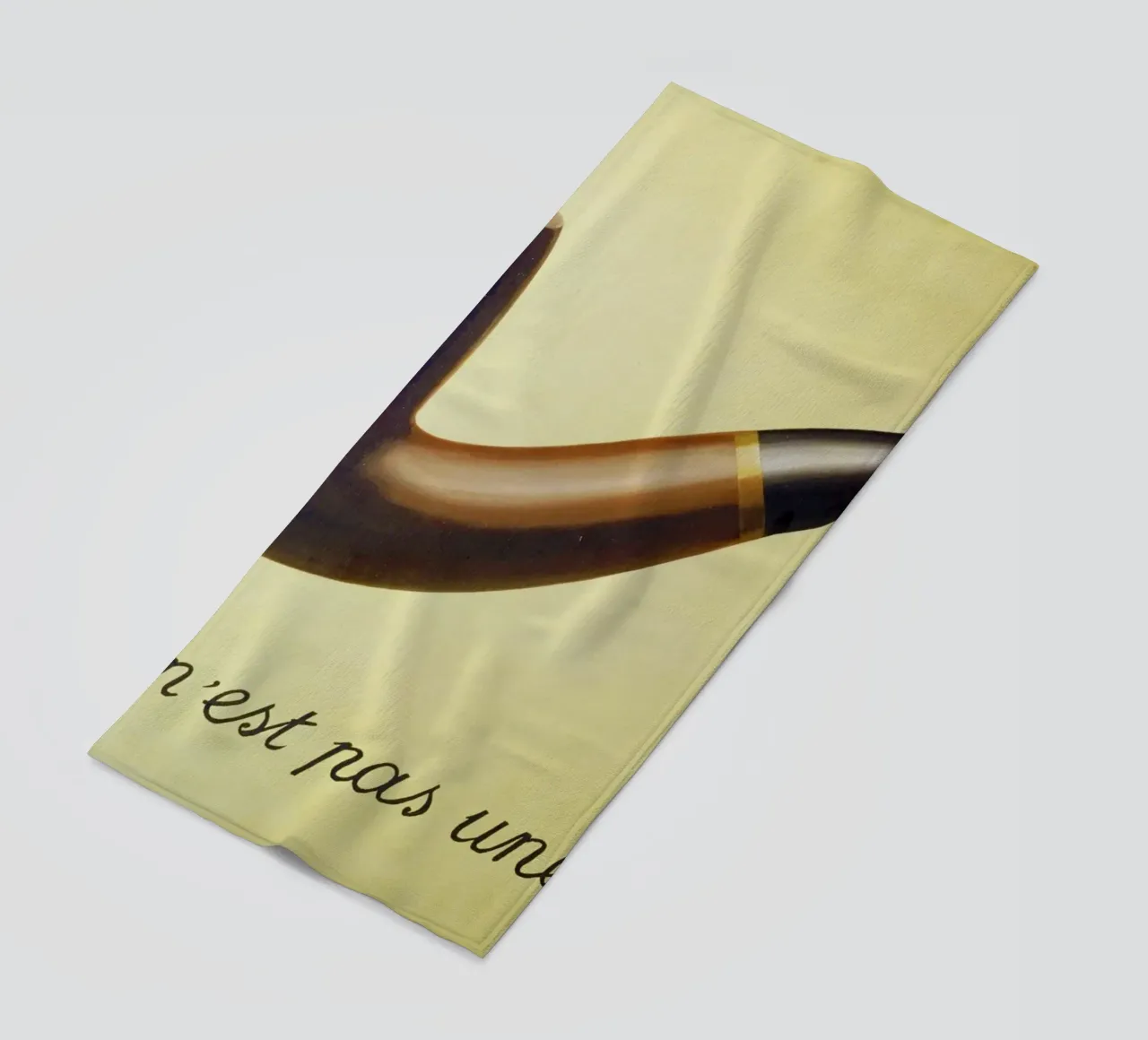 Ceci n'est pas une pipe) di René Magritte telo mare da Chérie Prints