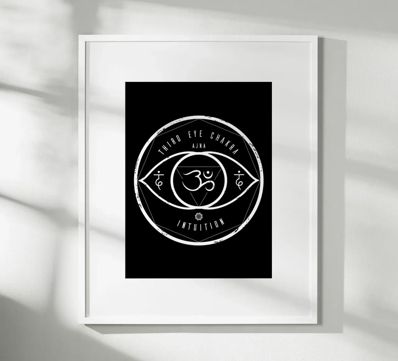 Ajna Chakra poster con telaio in plastica da Mariel Toigo