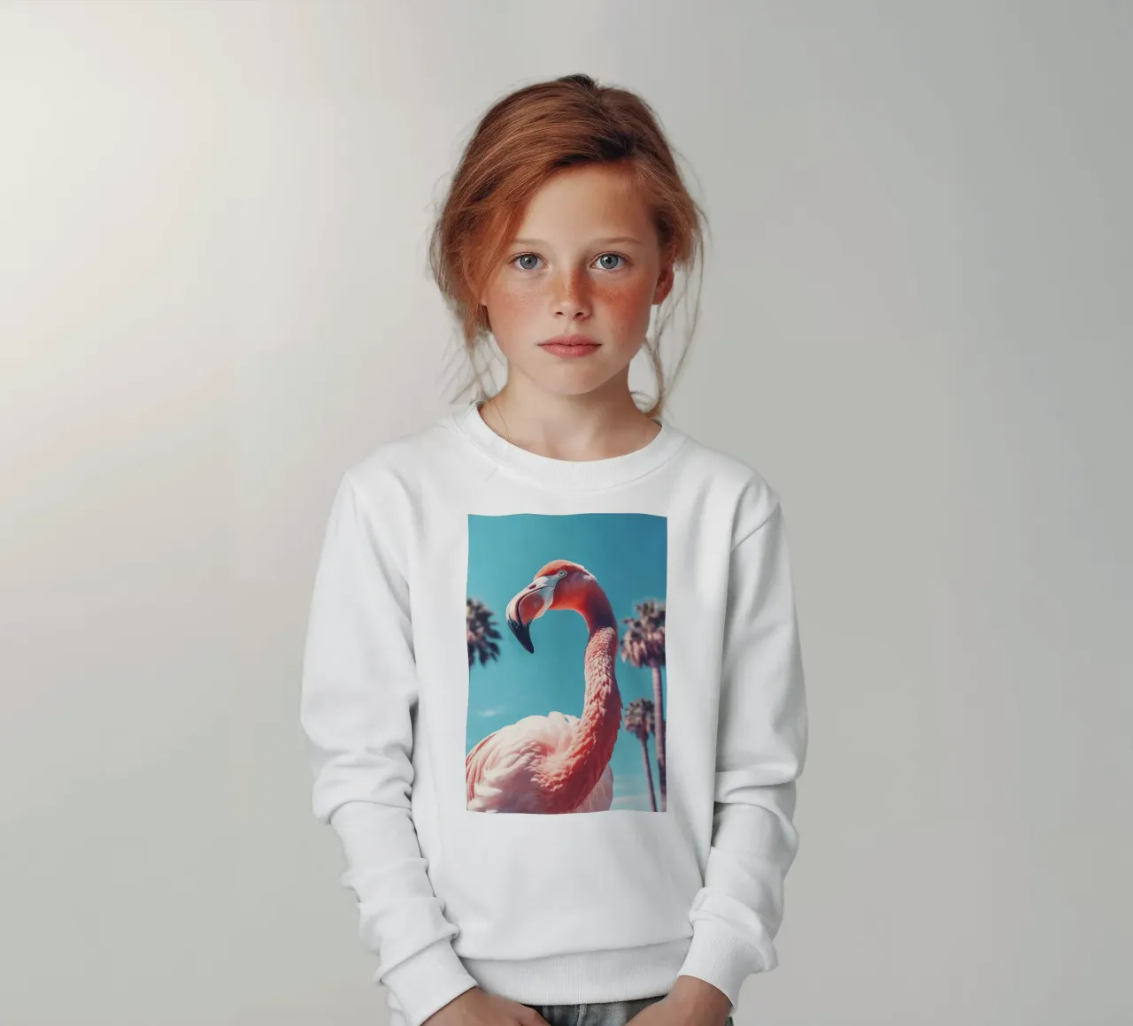 Flamingo felpa bambino da treechild
