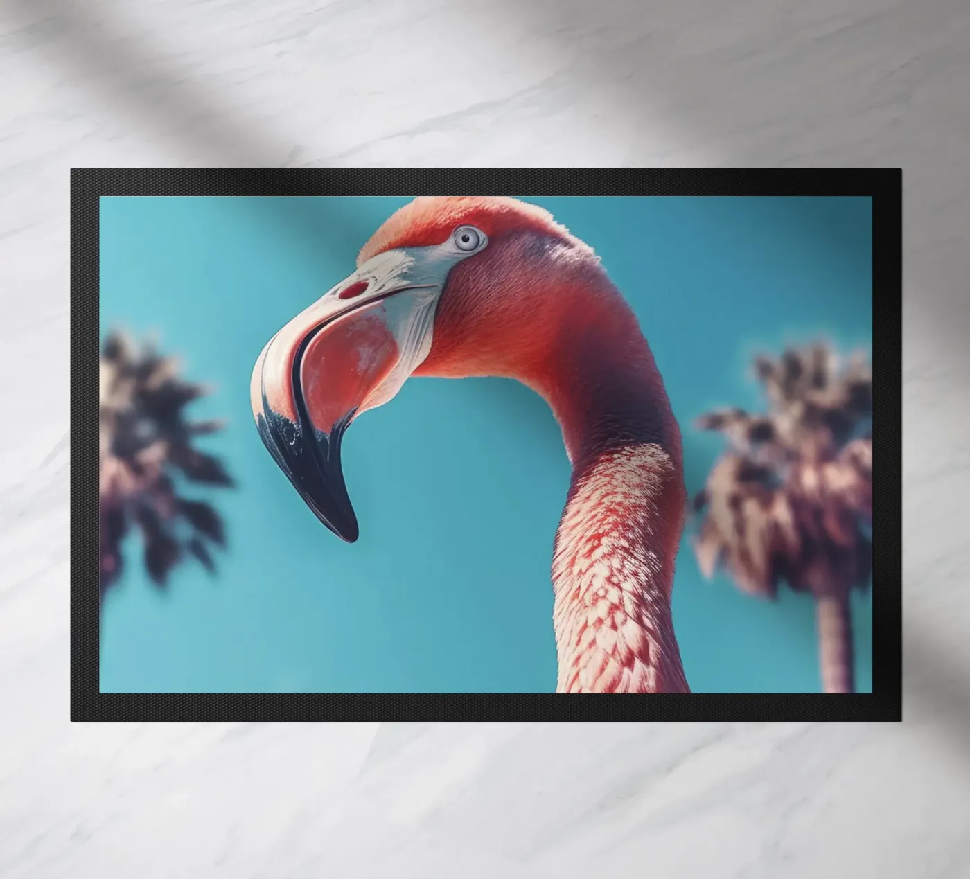 Flamingo Fußmatte von treechild