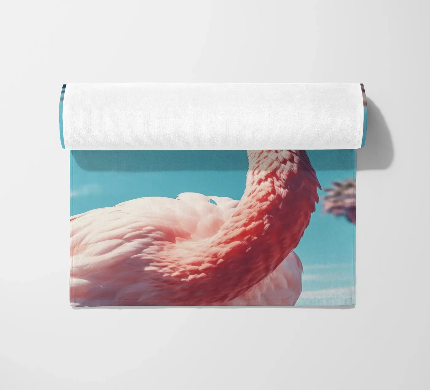 Flamingo beach towel by treechild