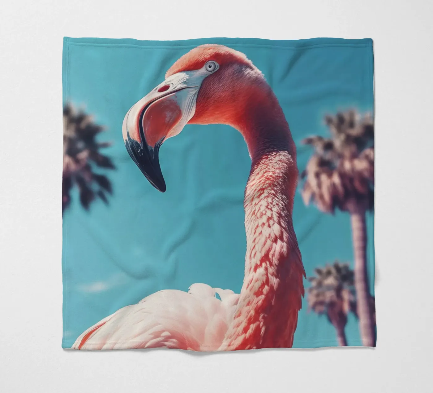 Flamingo Fleecedecke von treechild