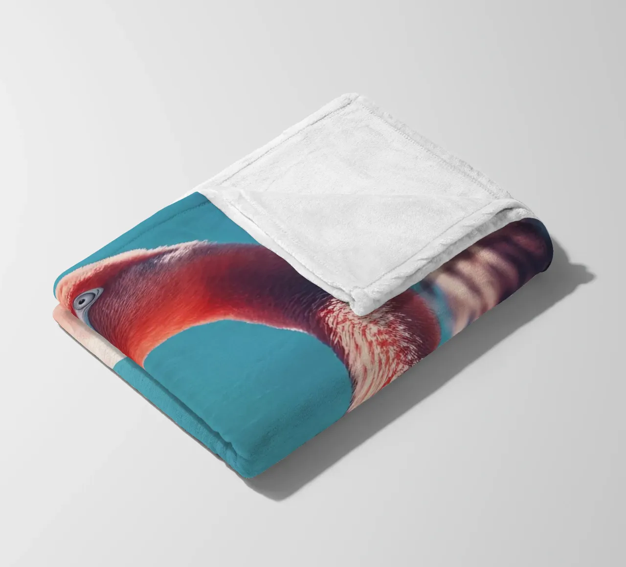 Flamingo Fleecedecke von treechild