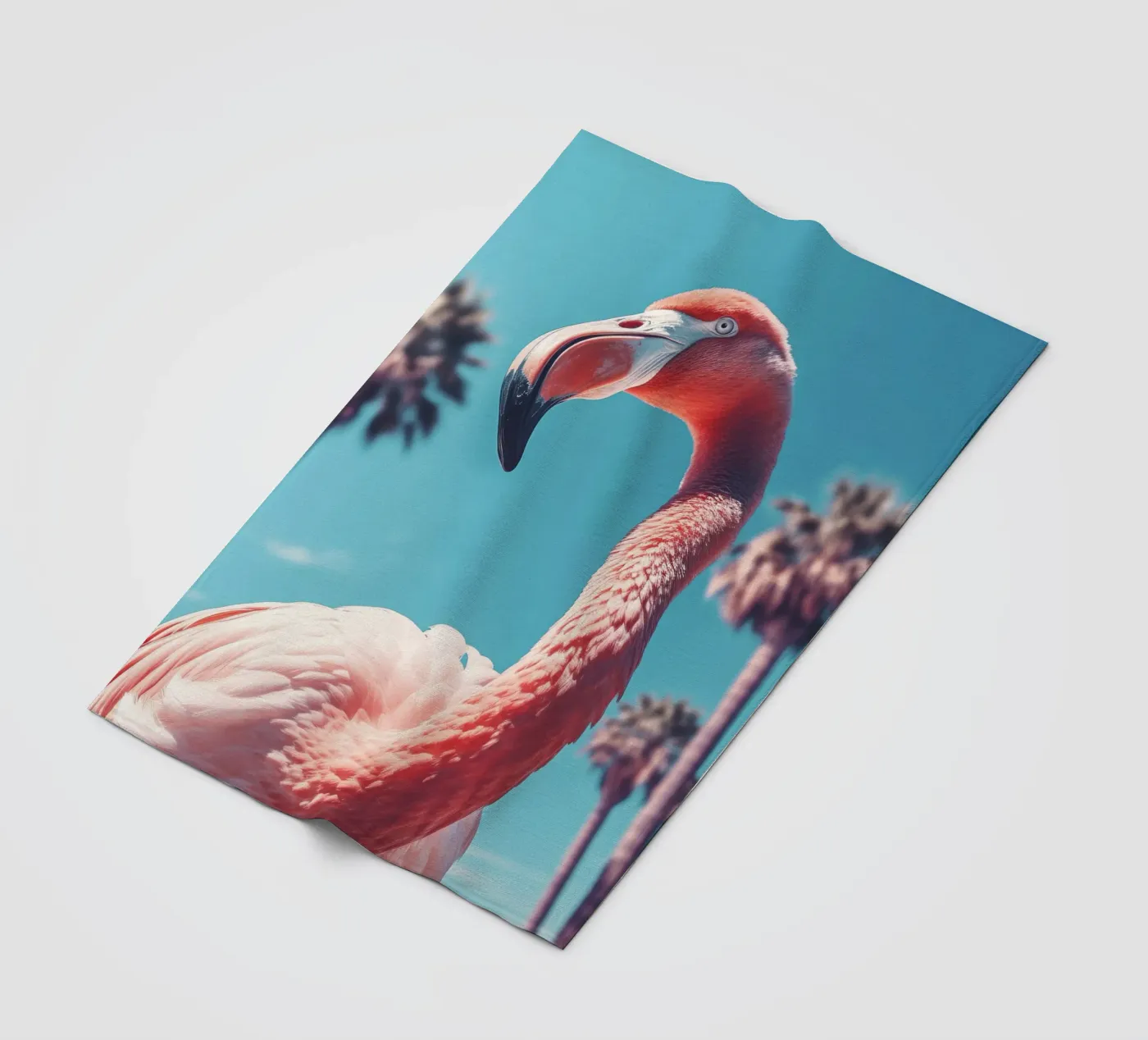 Flamingo Fleecedecke von treechild
