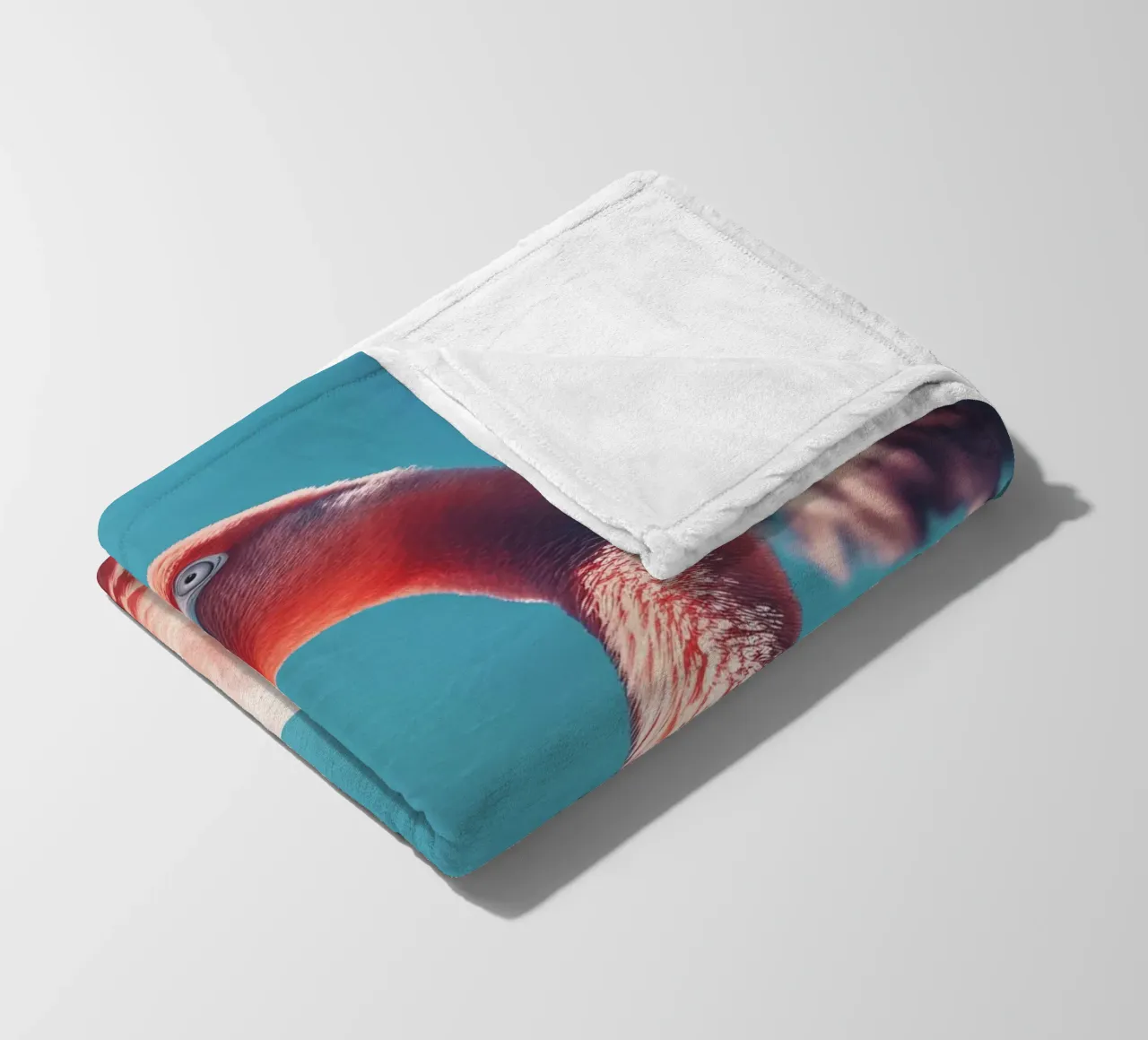 Flamingo Fleecedecke von treechild