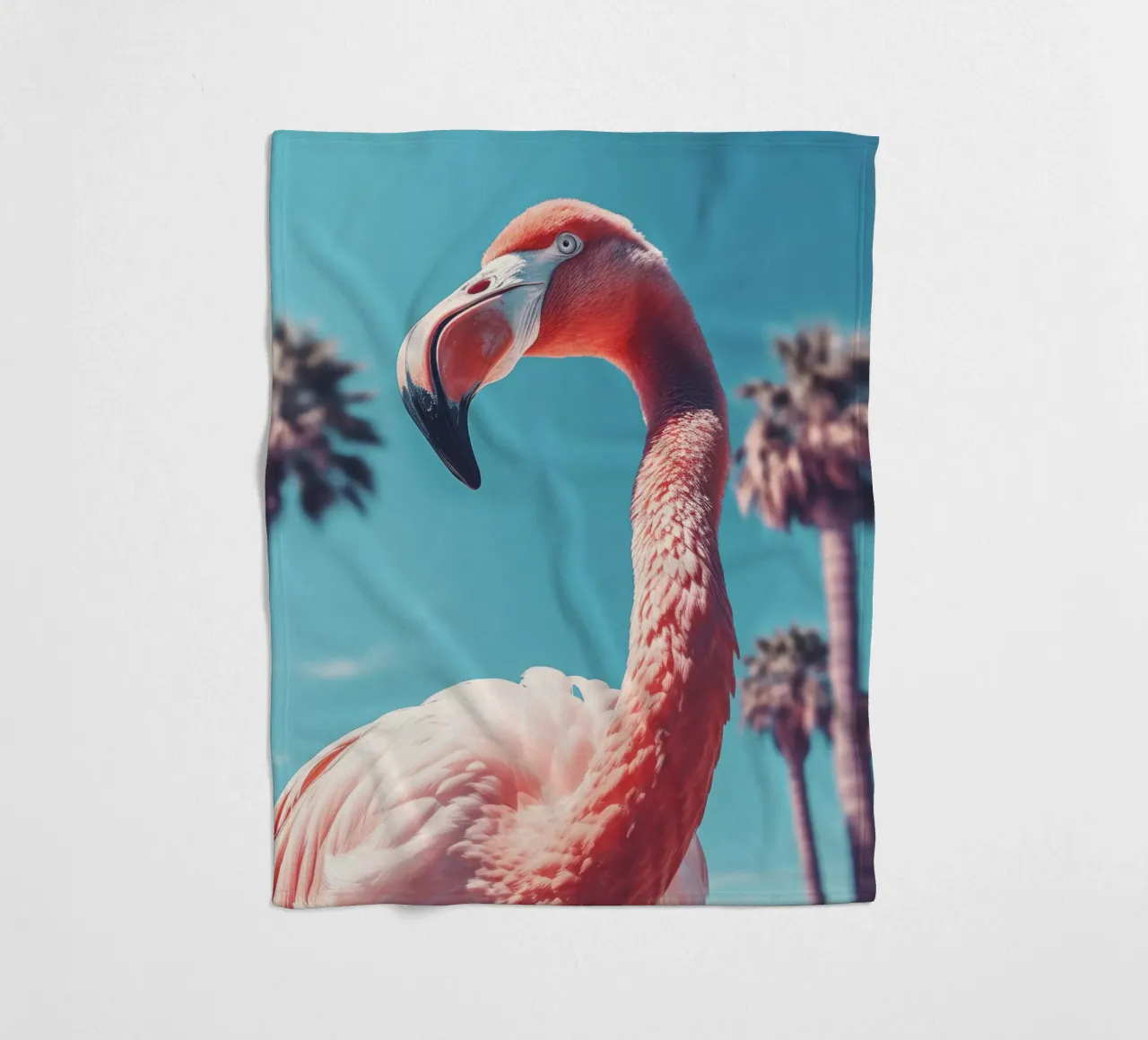 Flamingo Fleecedecke von treechild