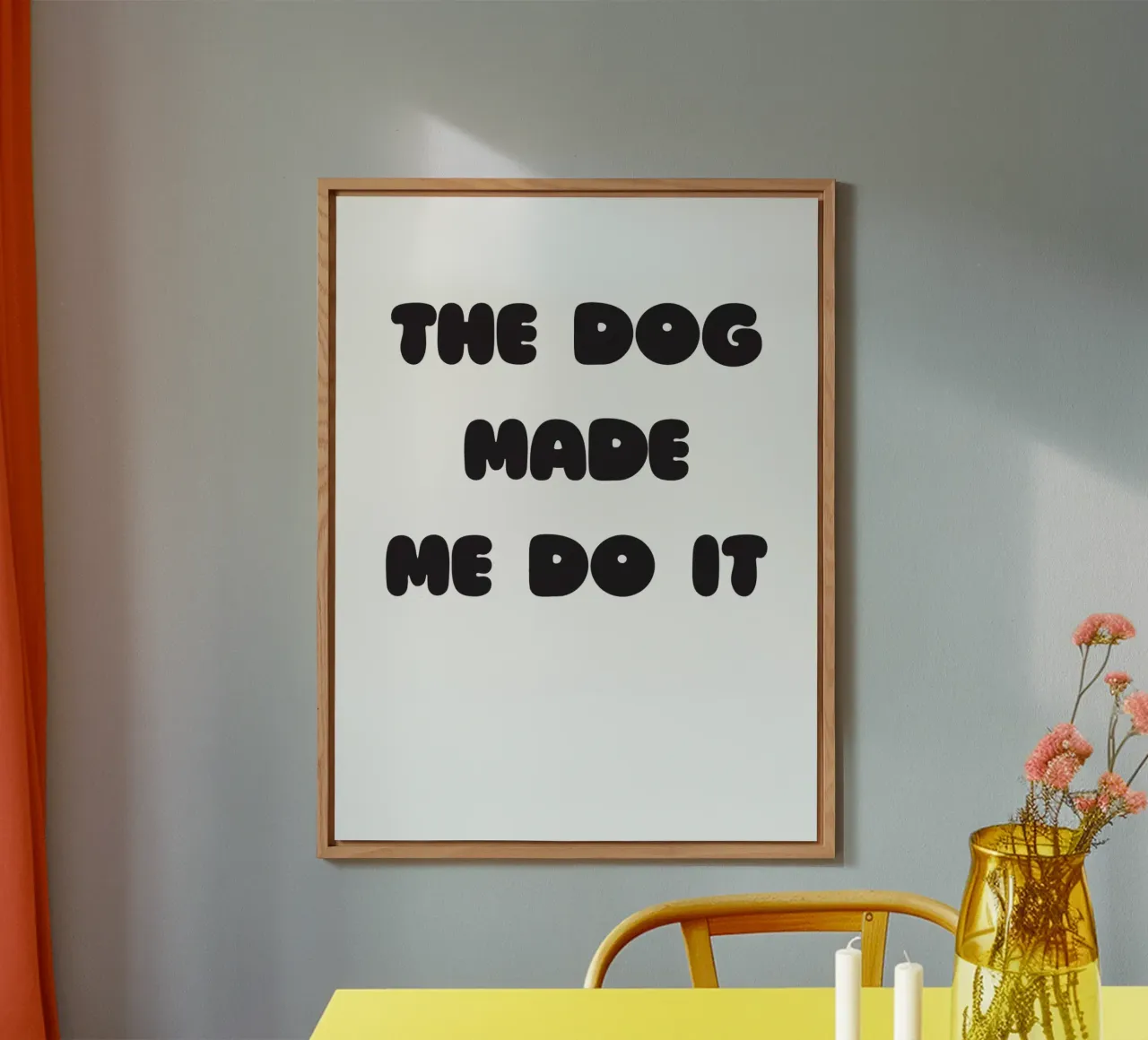 The dog made me do it Forex-Platte von Verplanungsagentur