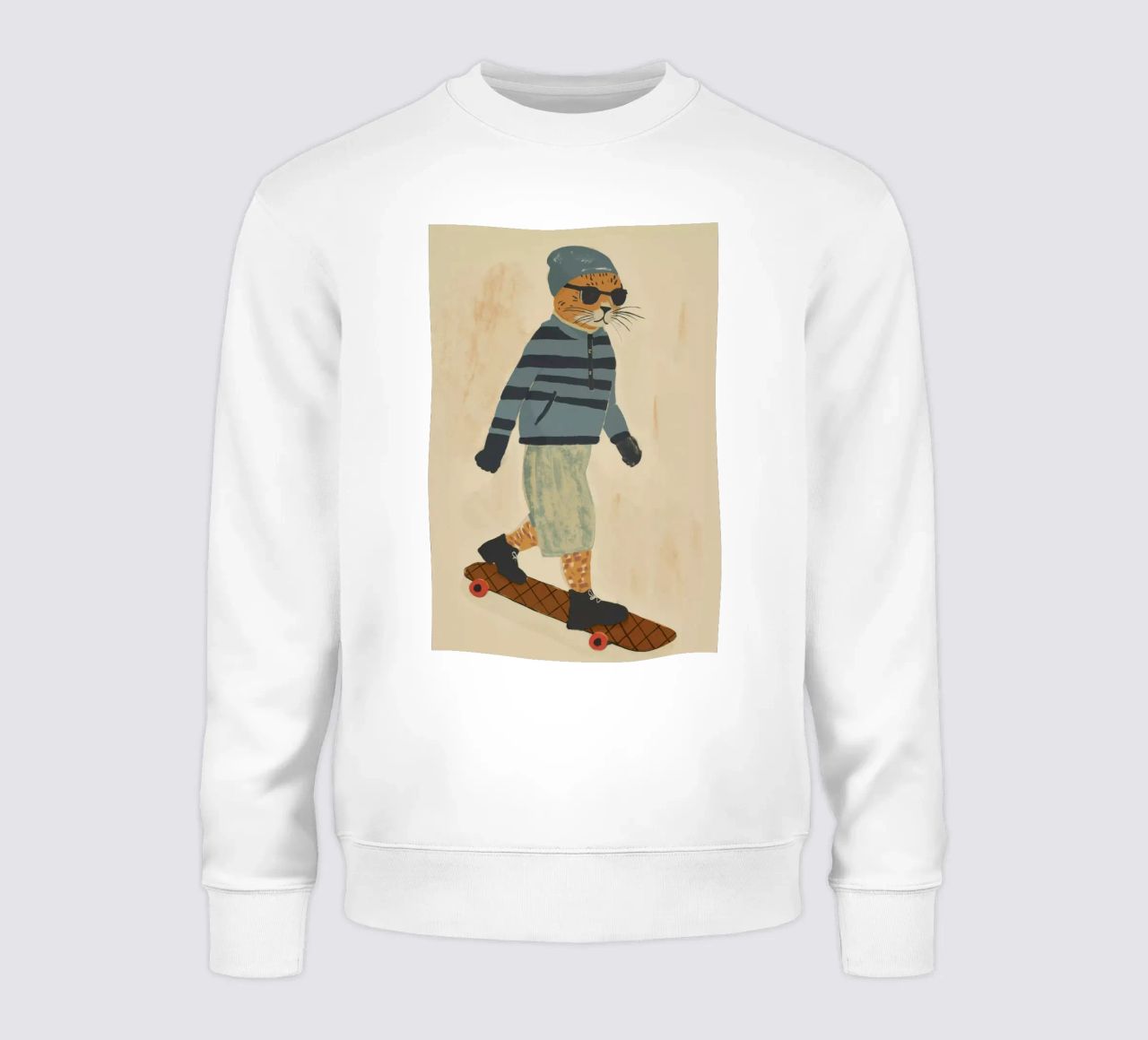 Skating Tiger sudadera de treechild