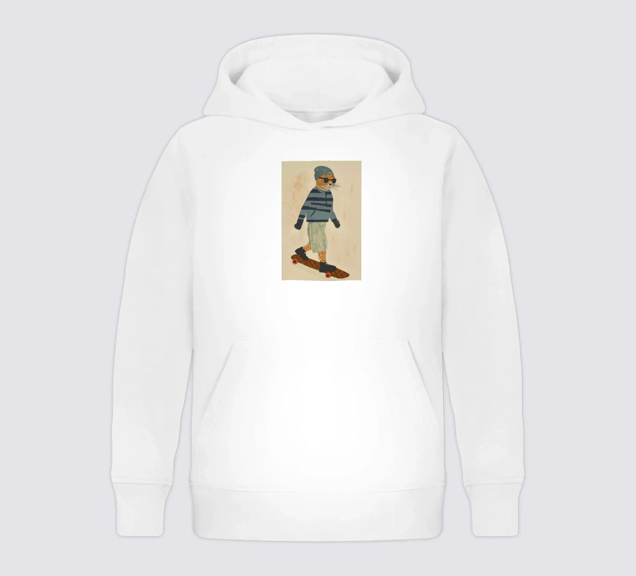 Skating Tiger sudadera con capucha para niño de treechild