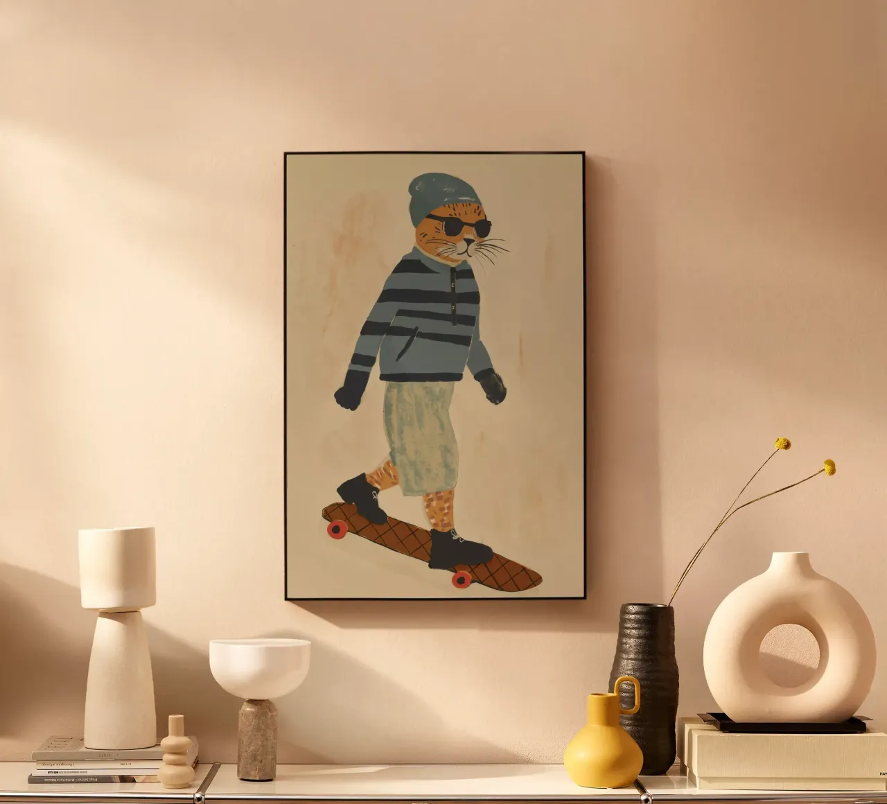 Skating Tiger plexiglass da treechild