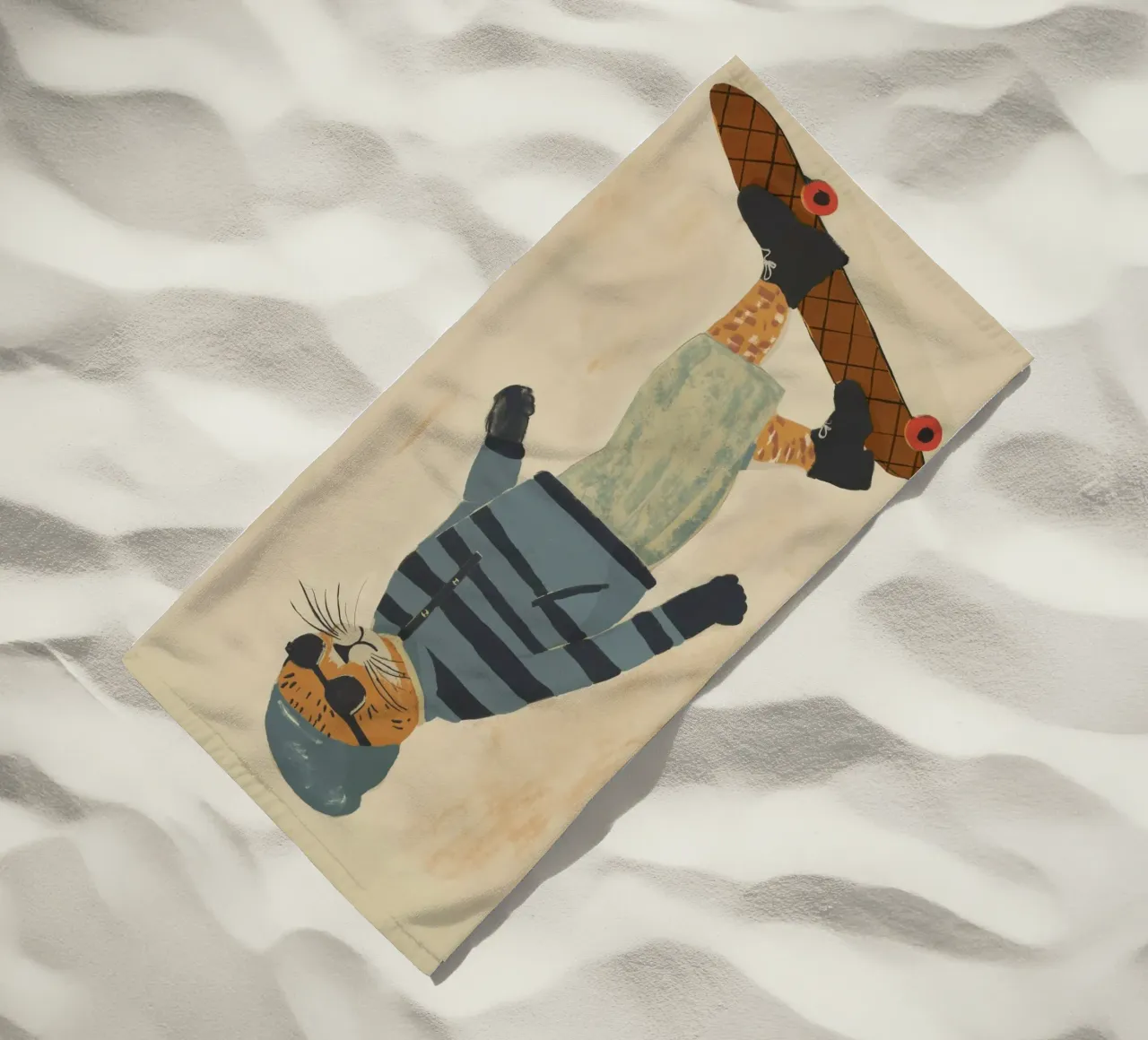 Skating Tiger telo mare da treechild