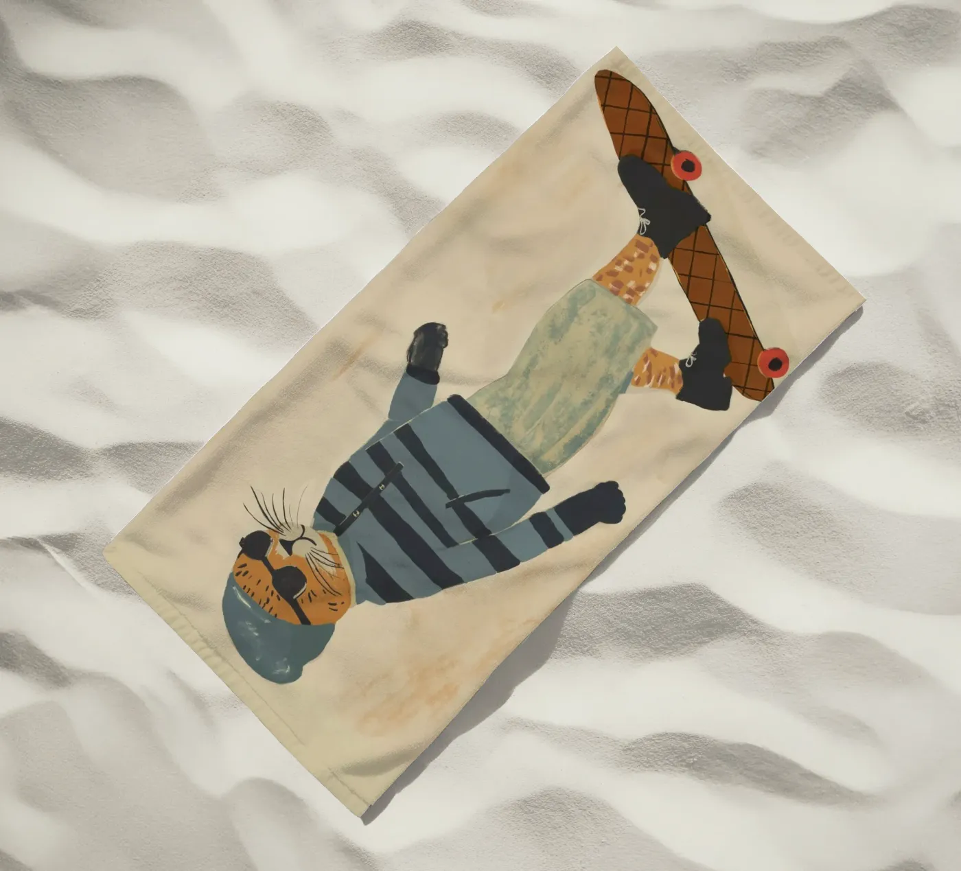 Skating Tiger telo mare da treechild