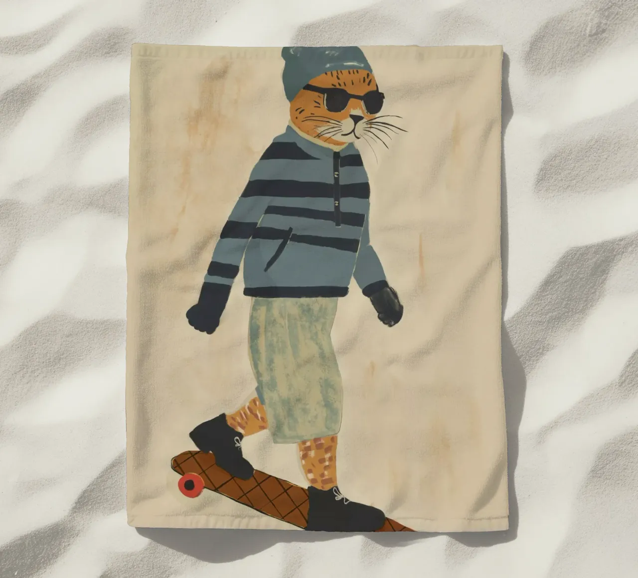 Skating Tiger telo mare da treechild