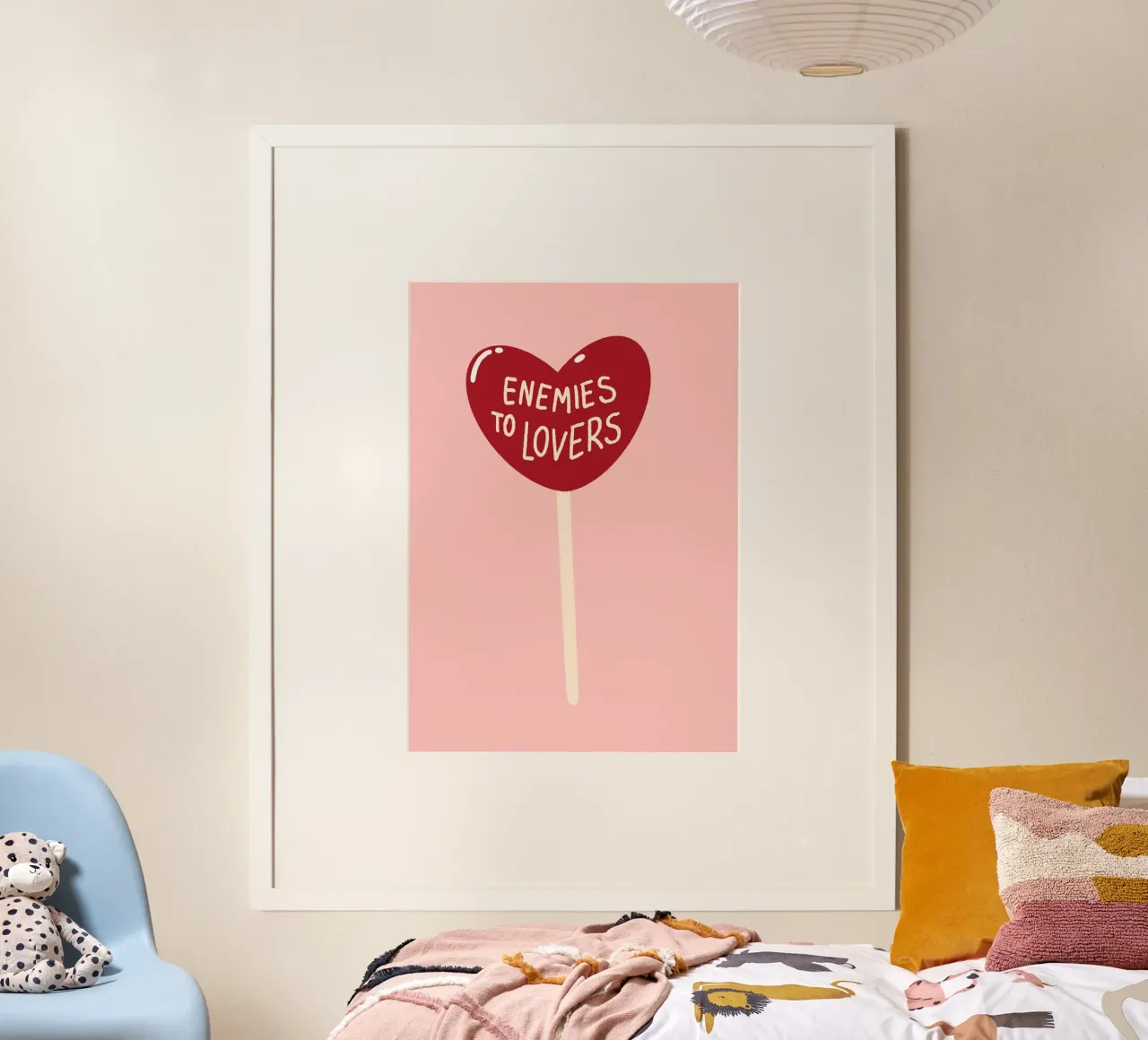 Feinde zu Liebhabern - Romantik Trope Pop Art Druck Poster von vintagepod