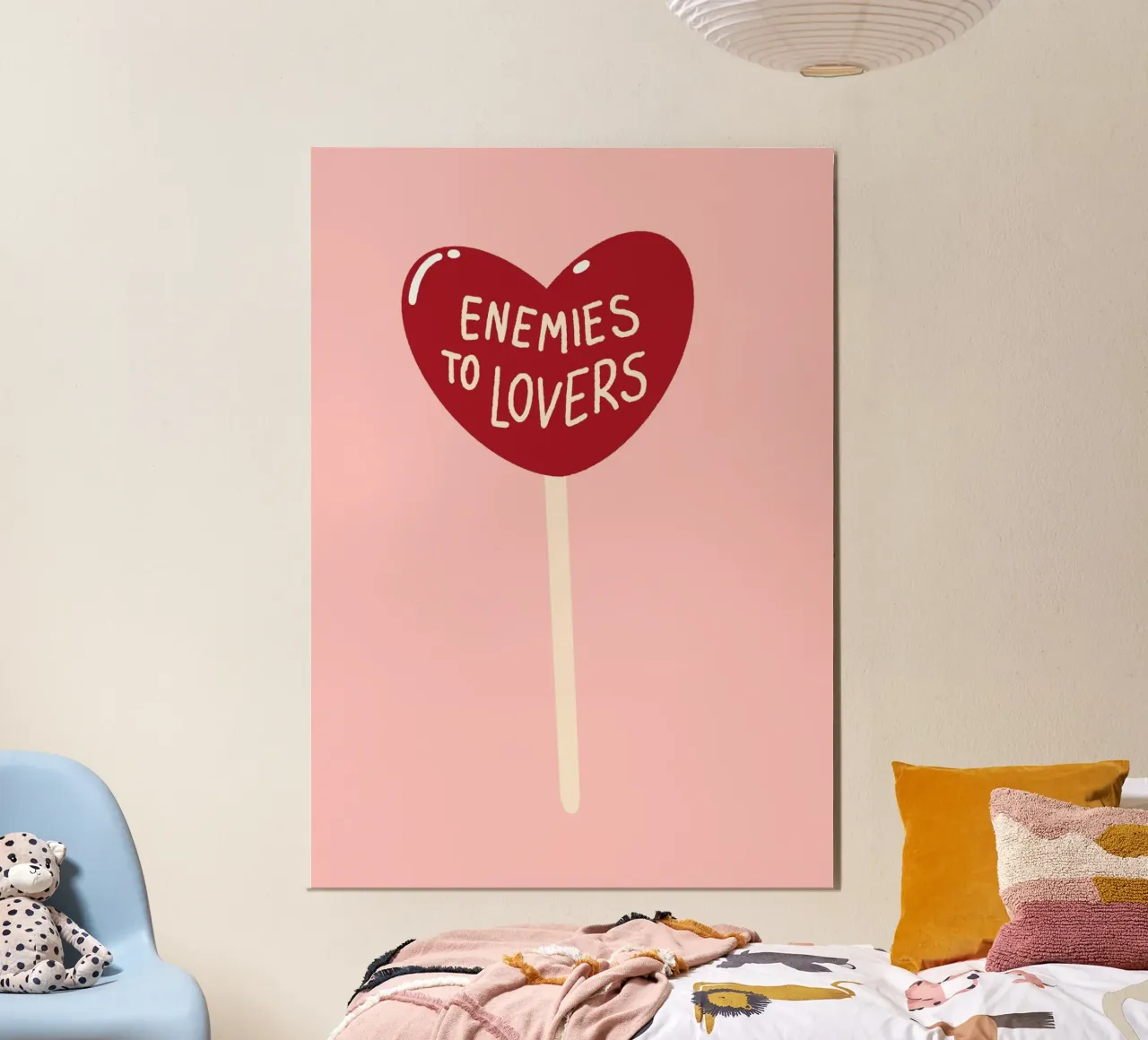 Feinde zu Liebhabern - Romantik Trope Pop Art Druck Poster von vintagepod