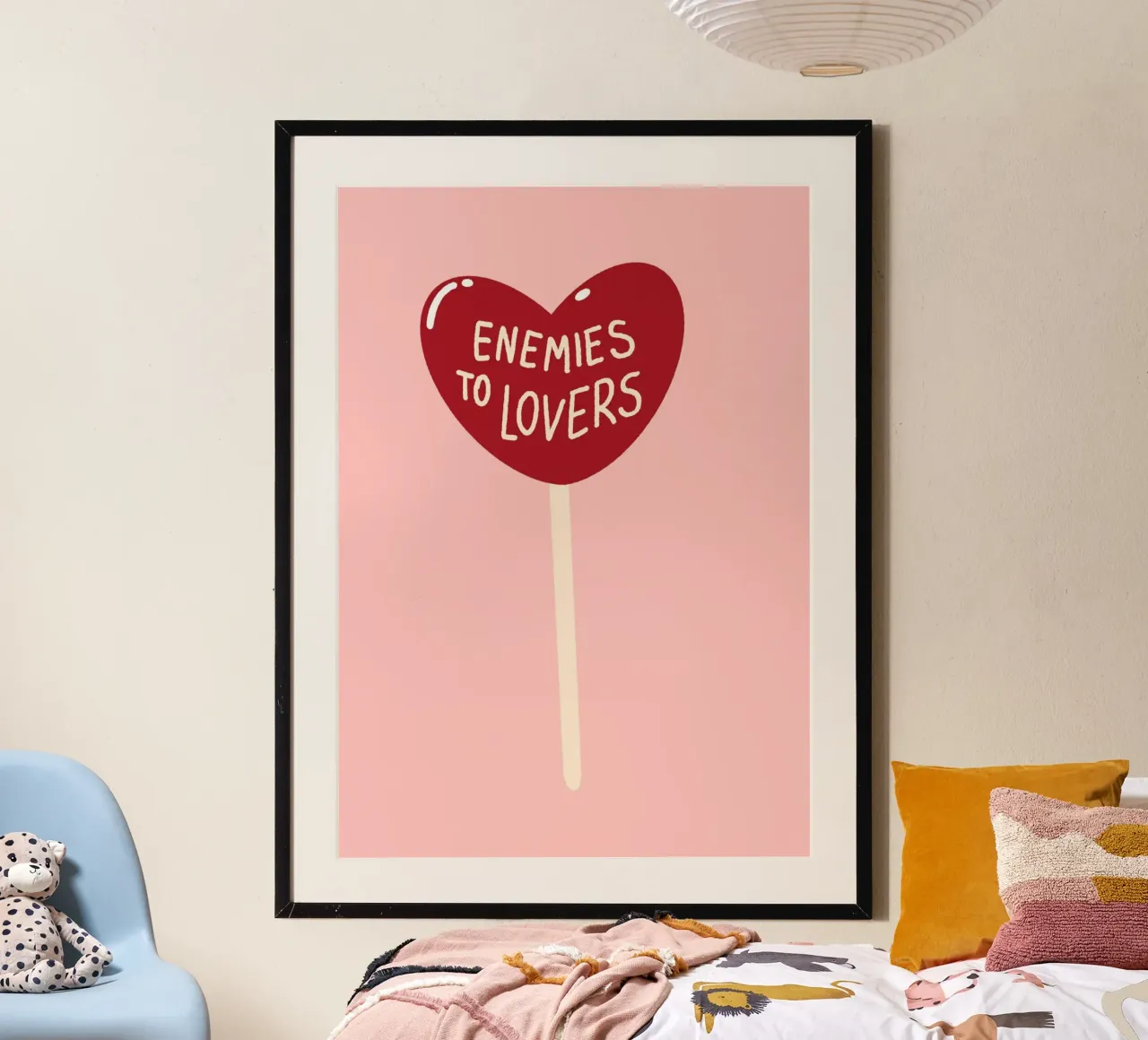 Feinde zu Liebhabern - Romantik Trope Pop Art Druck Poster von vintagepod