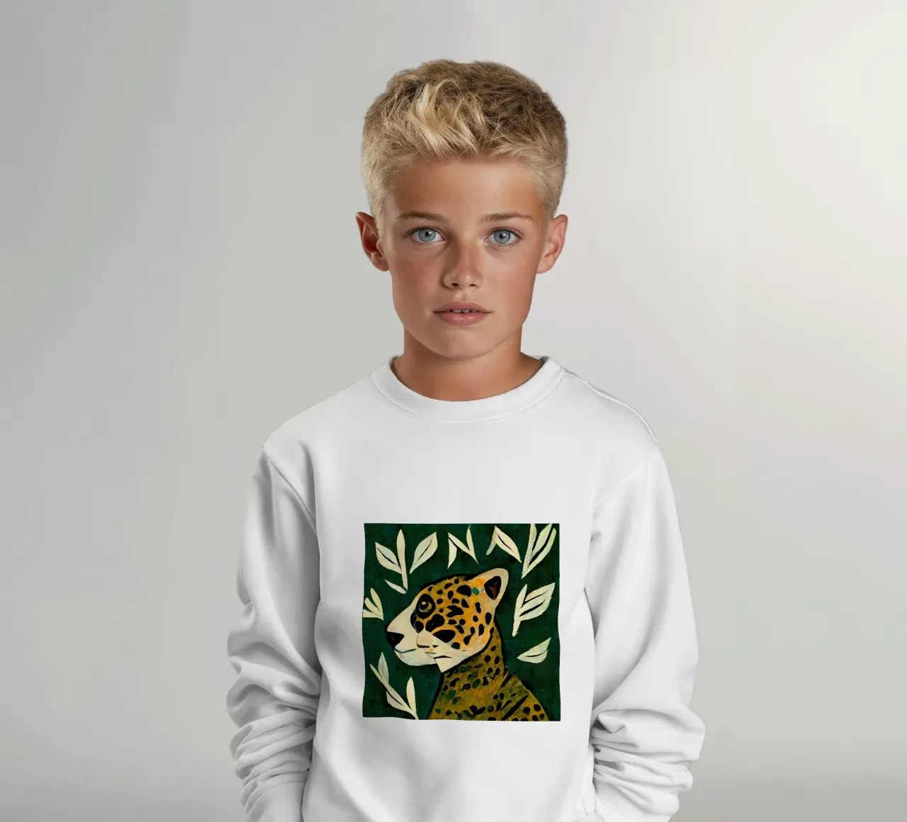 Tiger In Profile felpa bambino da treechild