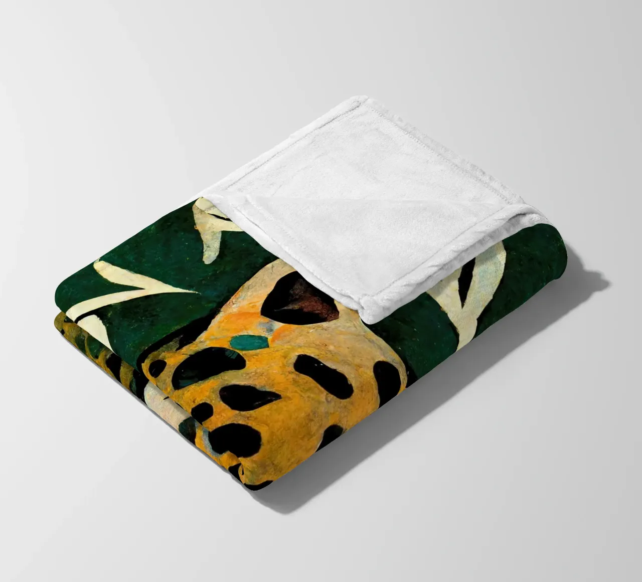 Tiger In Profile coperta in pile da treechild