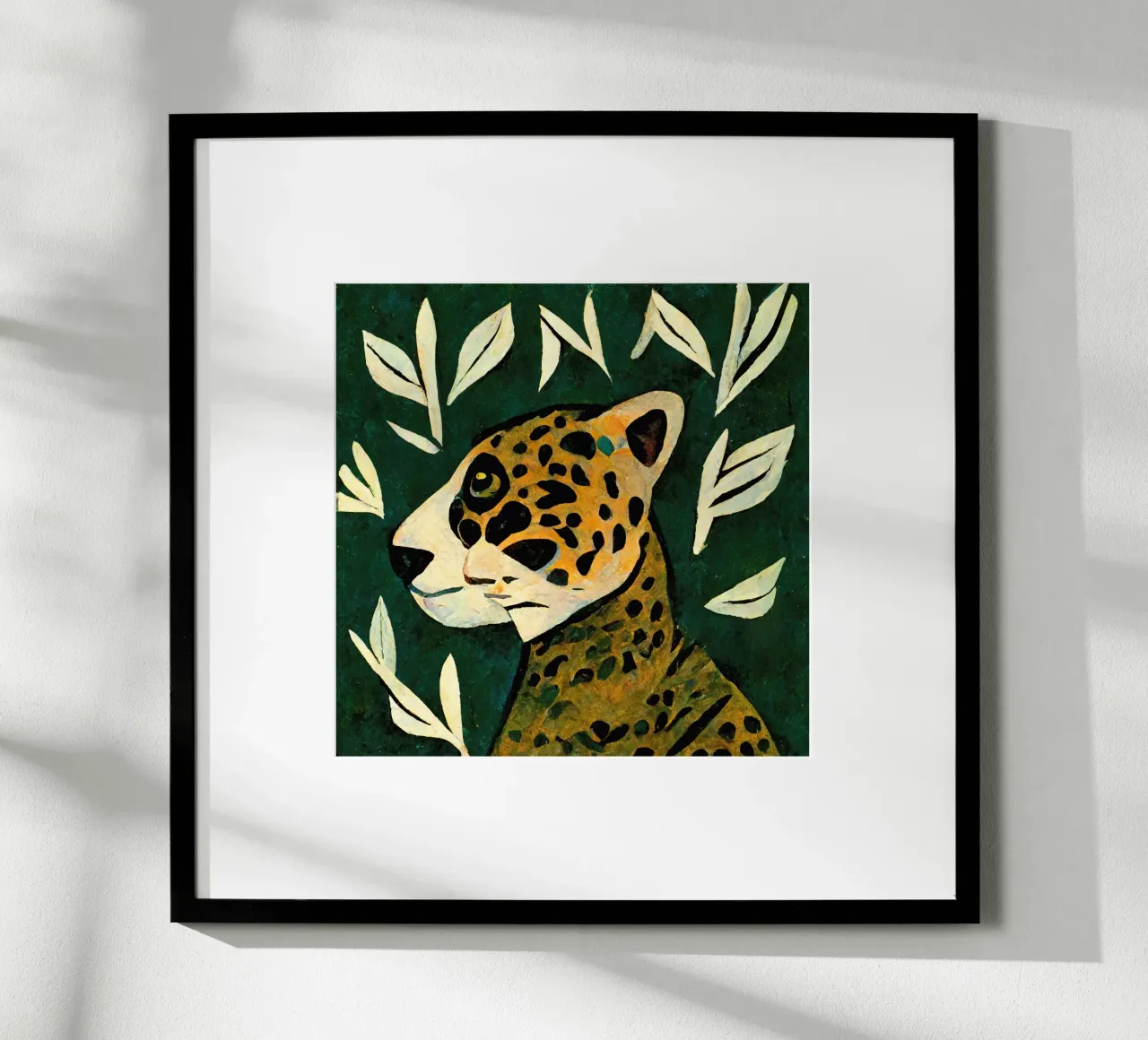 Tiger In Profile carta hahnemühle da treechild