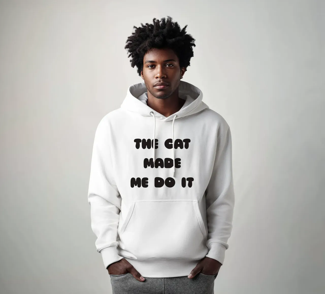 The cat made me do it sudadera con capucha de Verplanungsagentur