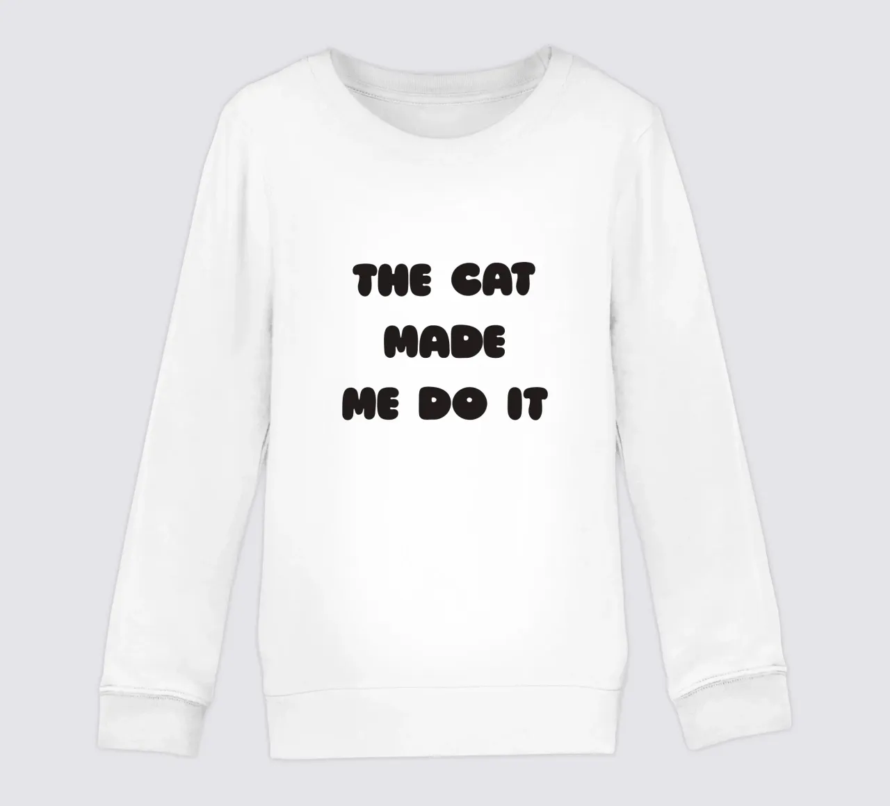 The cat made me do it felpa bambino da Verplanungsagentur