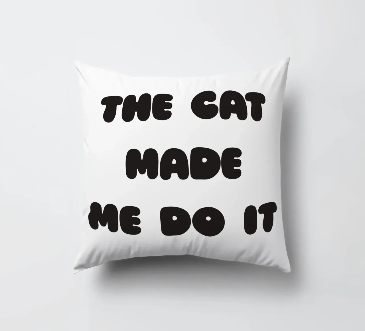 The cat made me do it cuscino da Verplanungsagentur