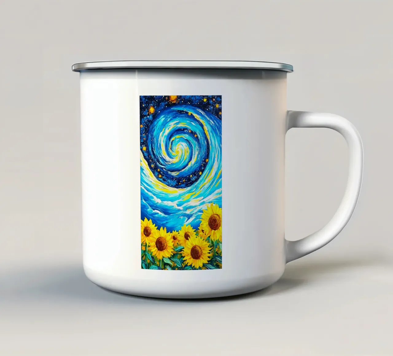 vibrant colors field fantasy tazza in smalto da Good days