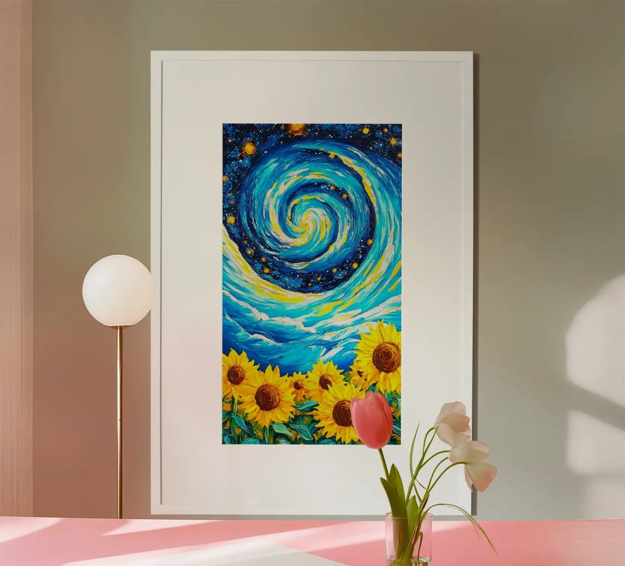 vibrant colors field fantasy poster da Good days