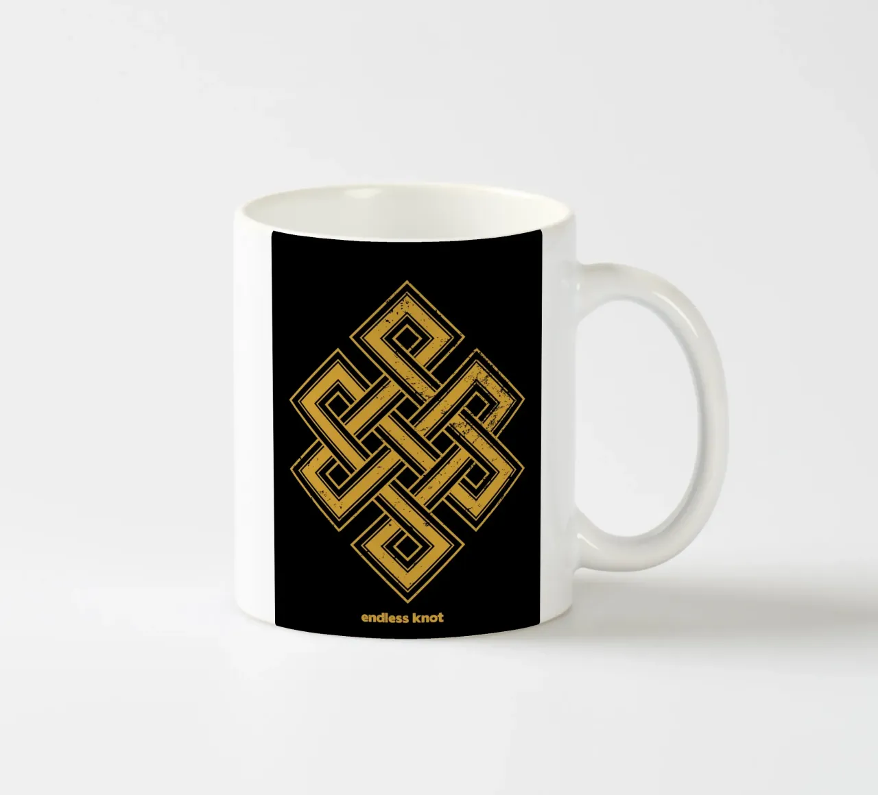Nodo infinito tazza in ceramica da Mariel Toigo