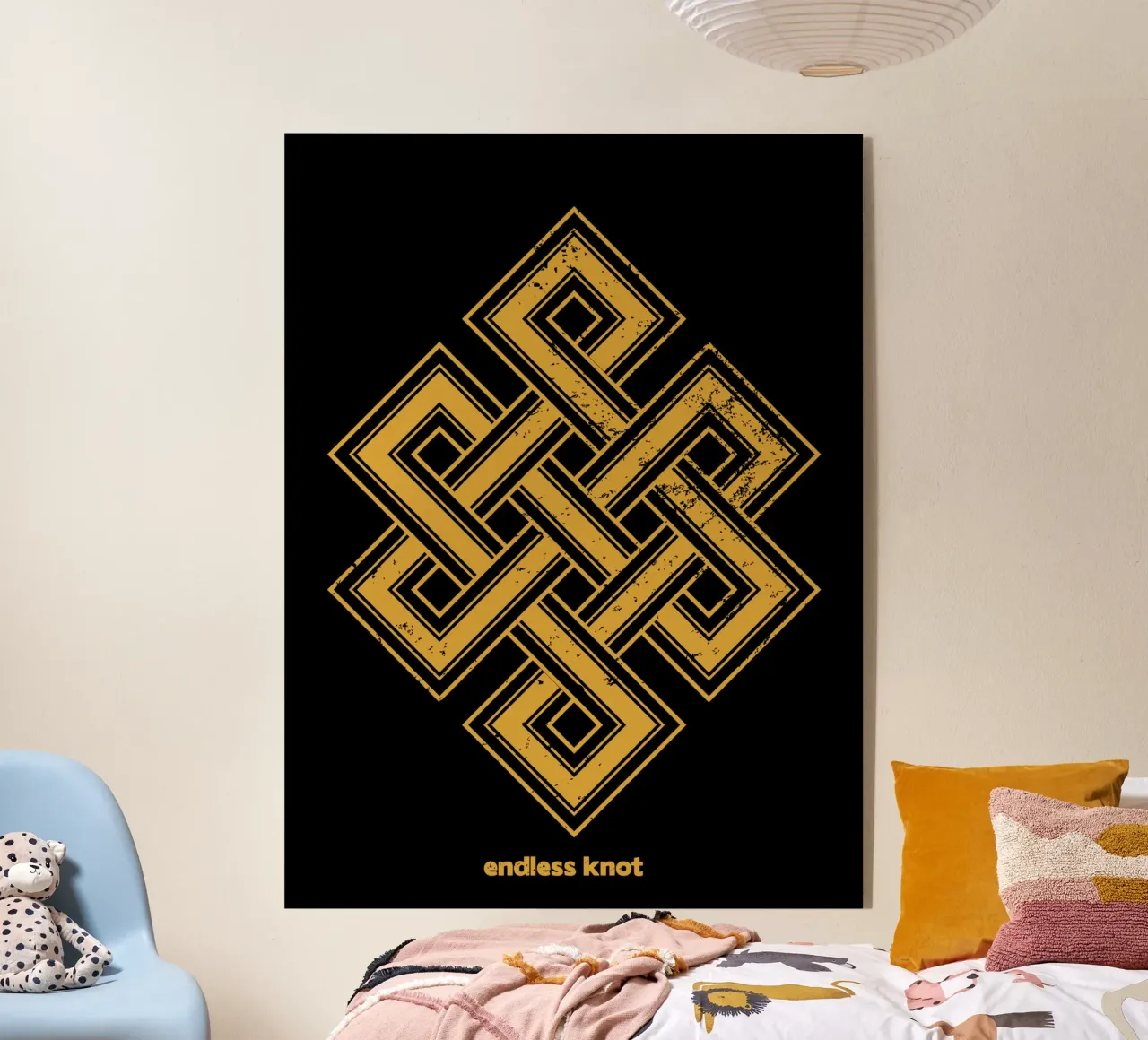 Nœud sans fin plexiglas de Mariel Toigo