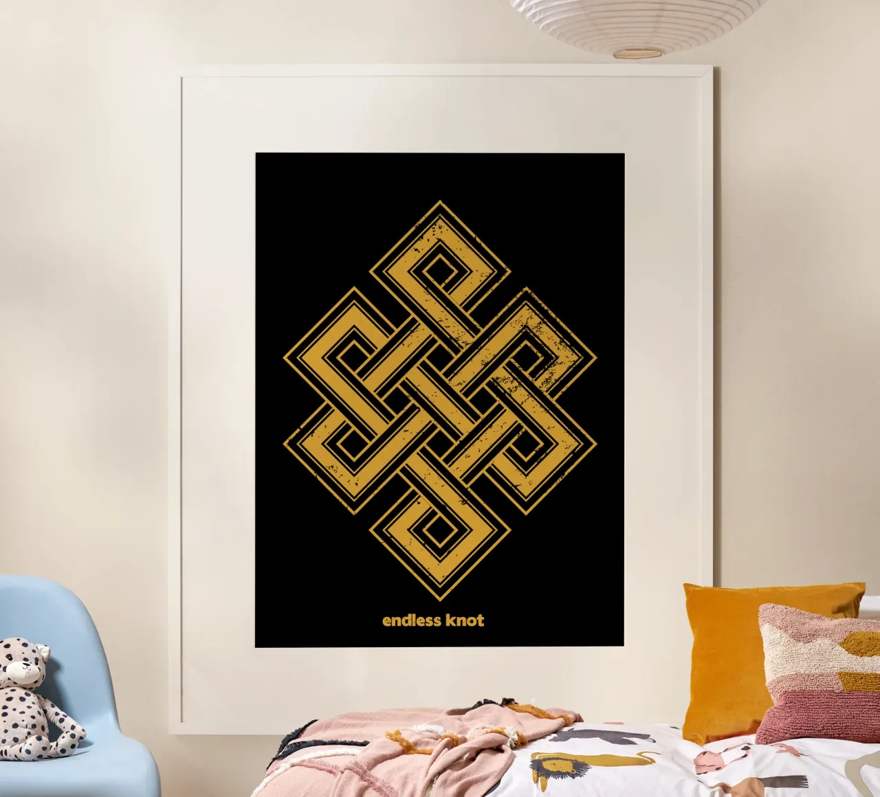 Endless knot poster da Mariel Toigo