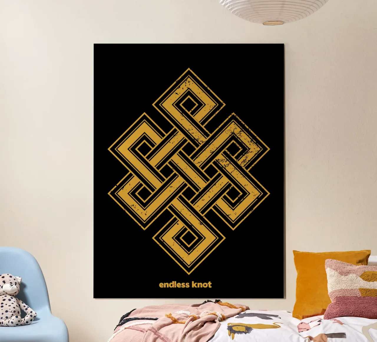 Endless knot poster da Mariel Toigo