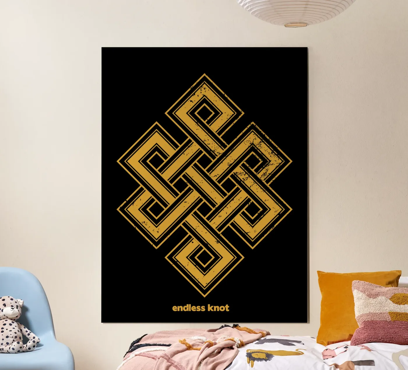 Endlosknoten Poster von Mariel Toigo