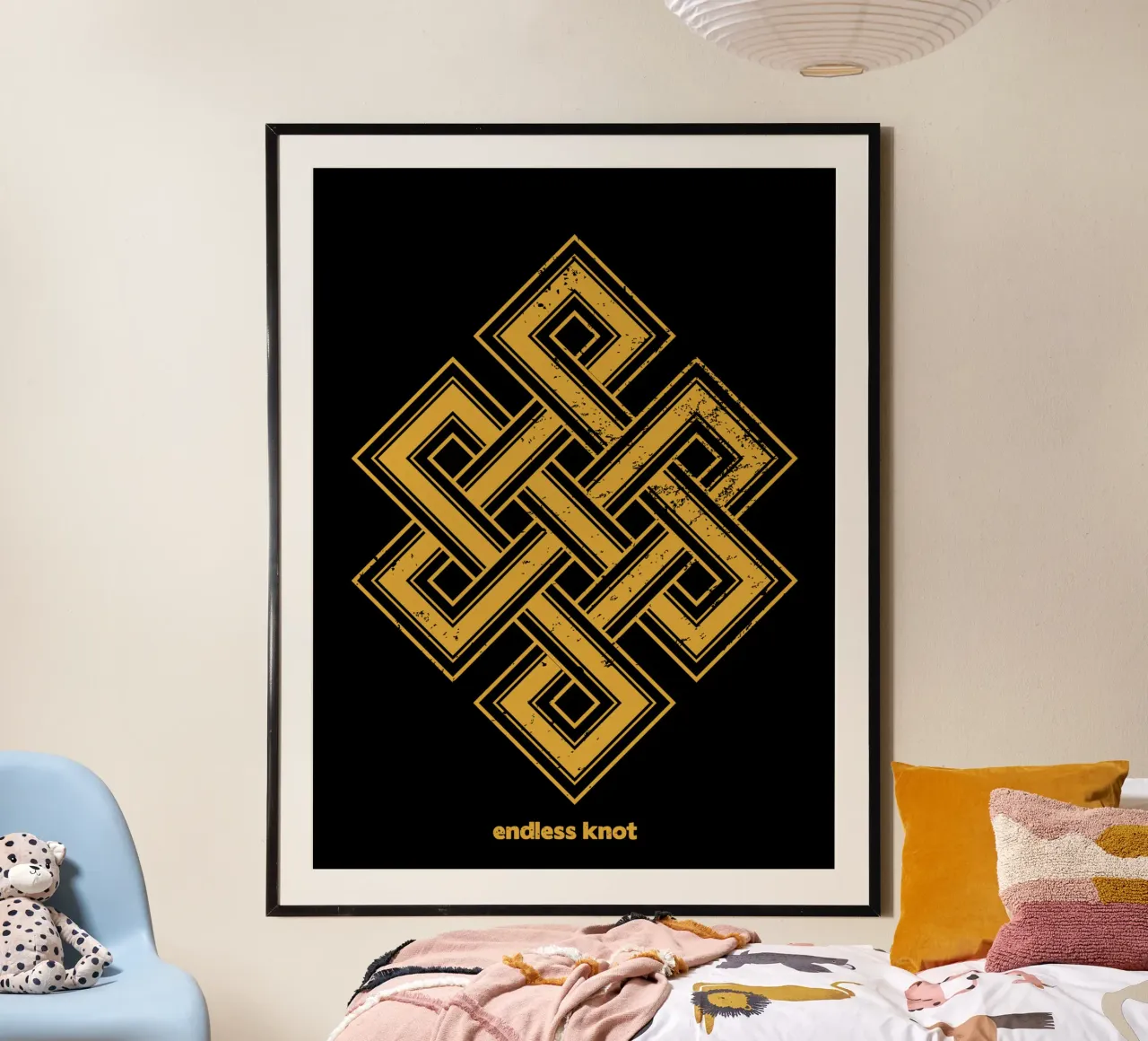 Endless knot poster da Mariel Toigo