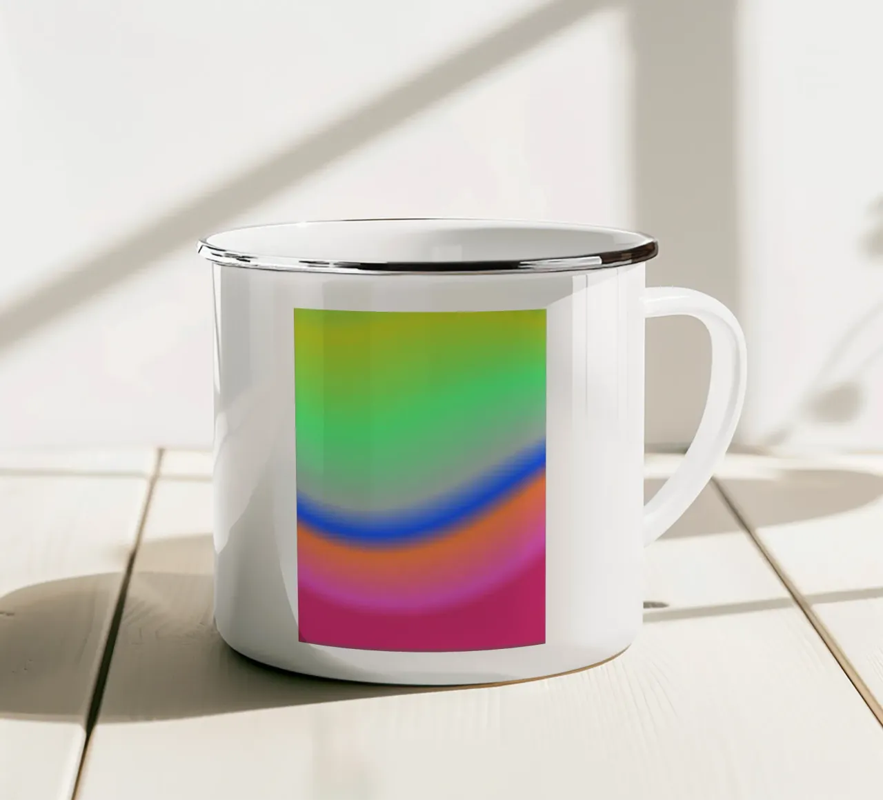 TRAVELS & WILD ADVENTURES AROUND THE GLOBE... 🍀 tazza in smalto da ÂME LIBRE STUDIO
