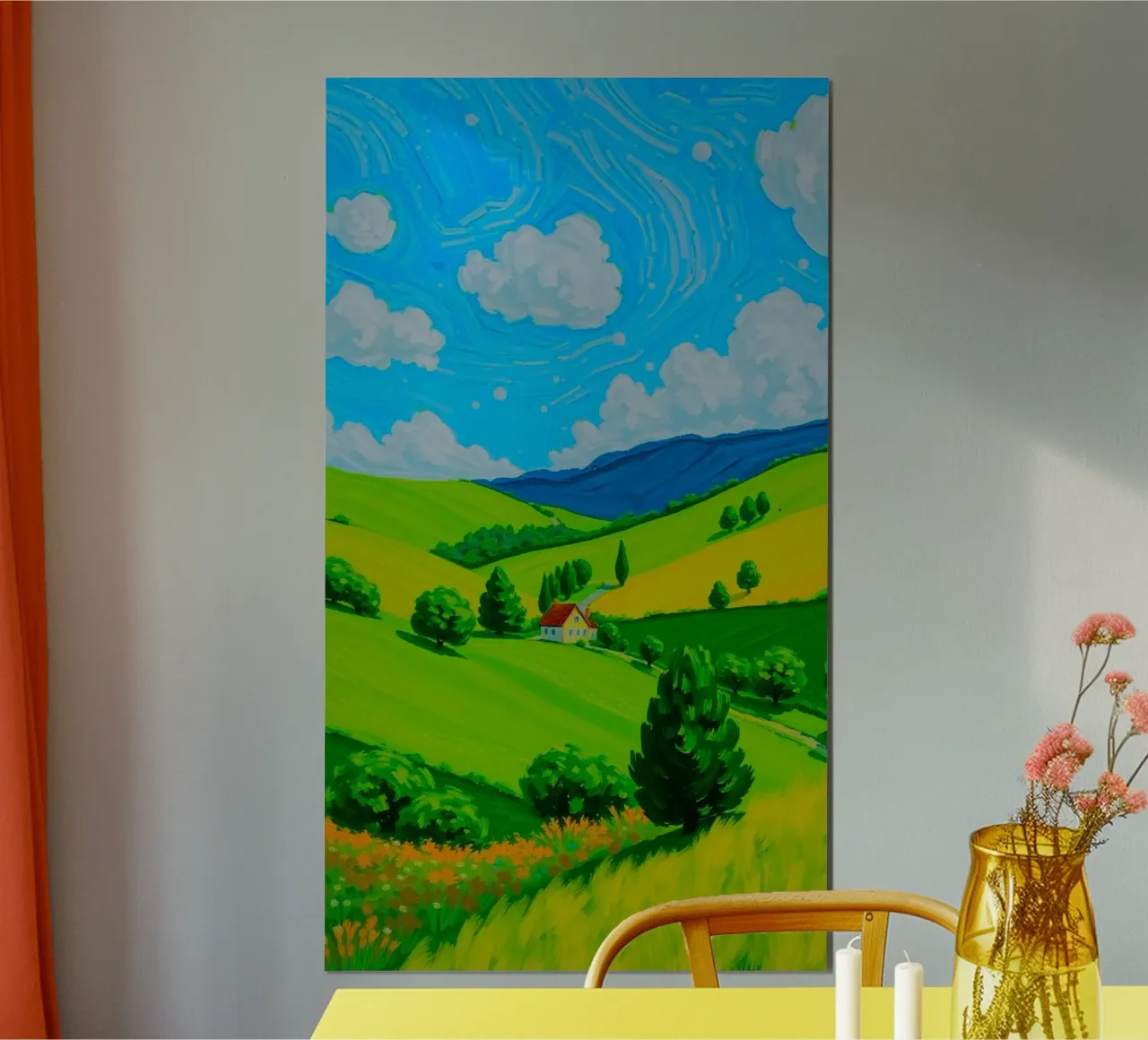 scenery foliage mountains poster da Good days