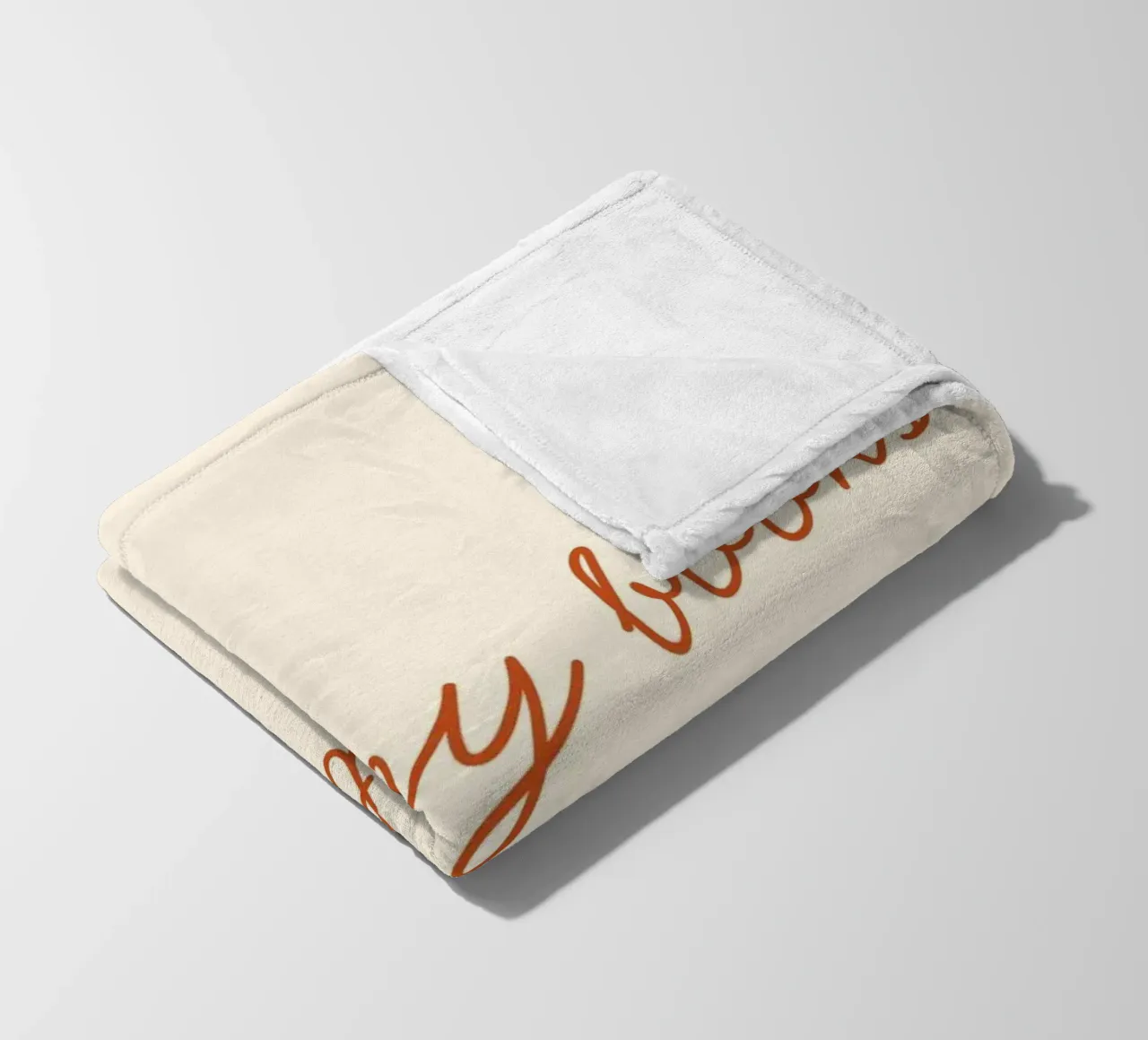 "So Many Books, So Little Time" Script Art Print fleece blanket by vintagepod