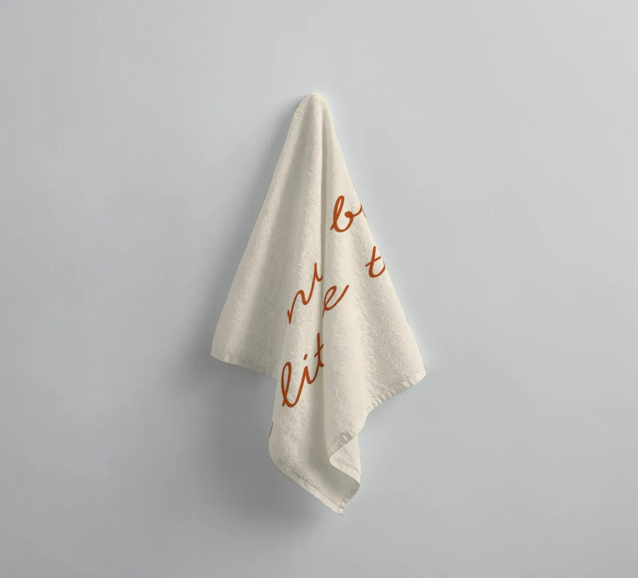 "So Many Books, So Little Time" Script Art Print towel by vintagepod