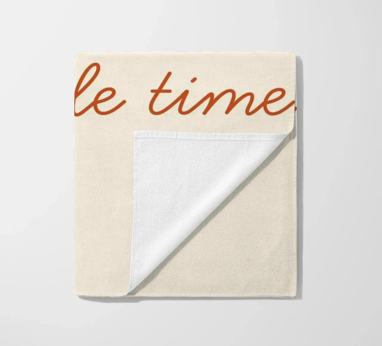 "So Many Books, So Little Time" Script Art Print beach towel by vintagepod