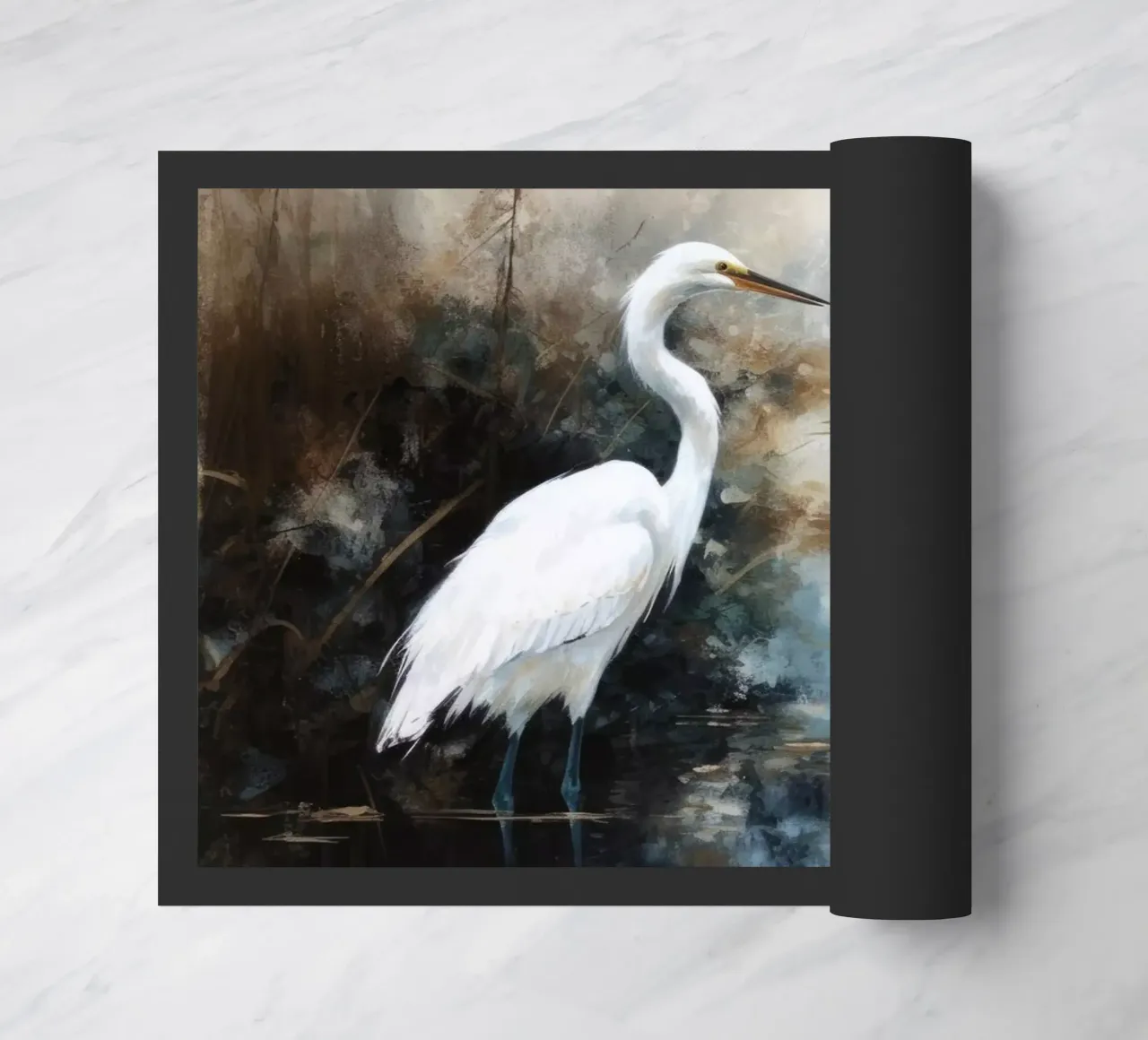 Egret In Lake zerbino da treechild
