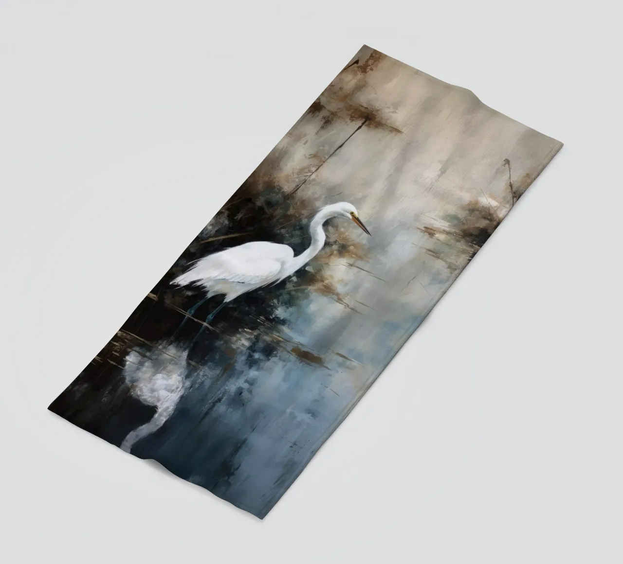 Egret In Lake telo mare da treechild