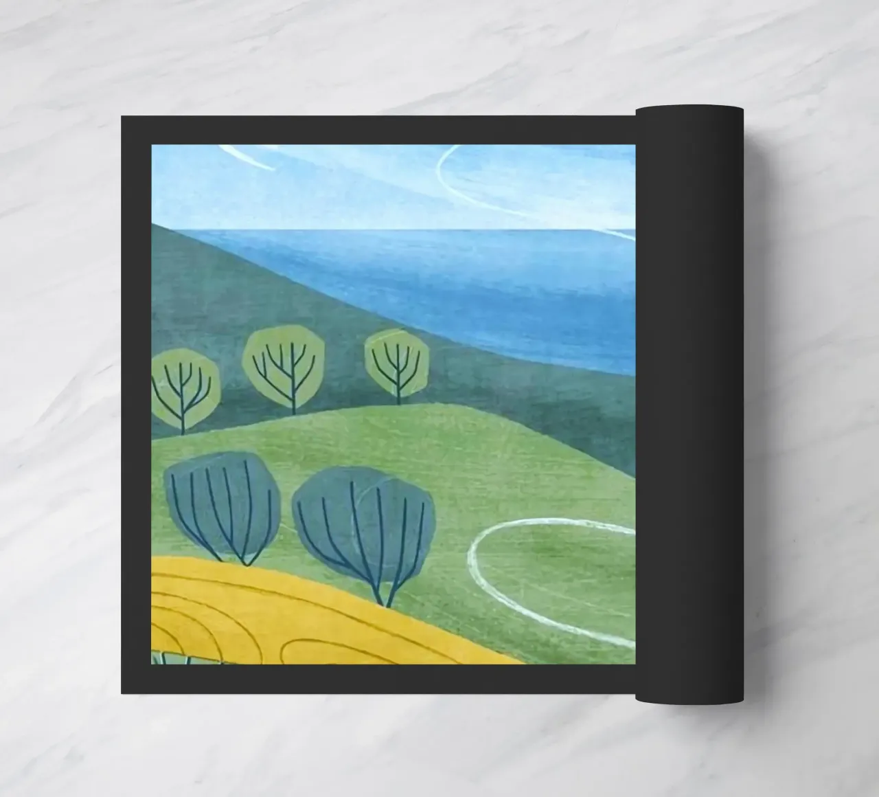 countryside winding path zerbino da Good days