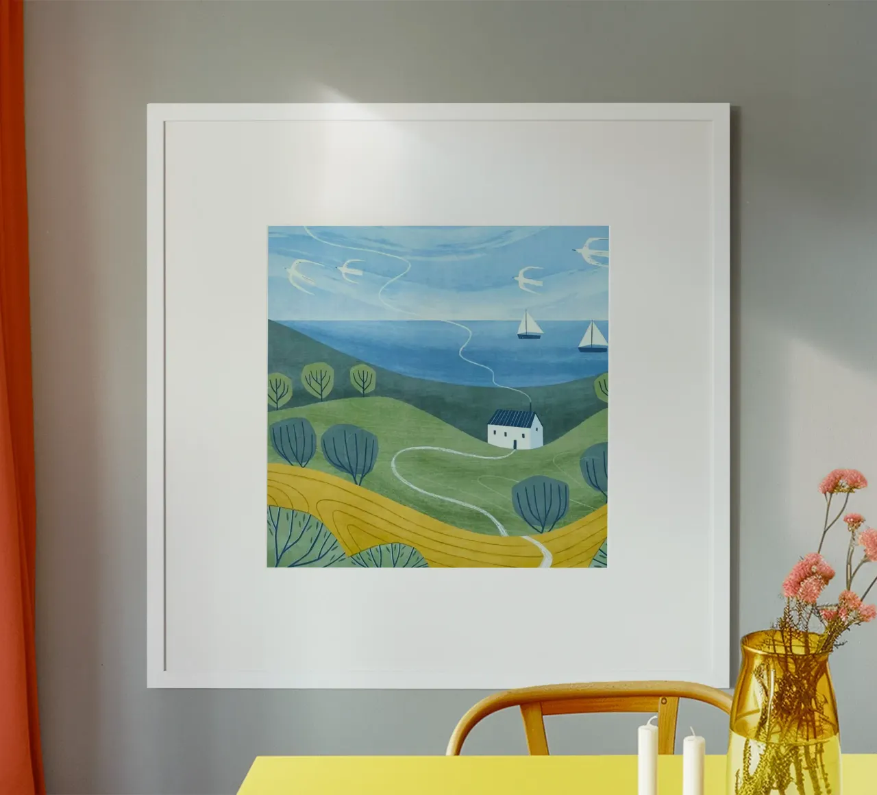 countryside winding path poster da Good days