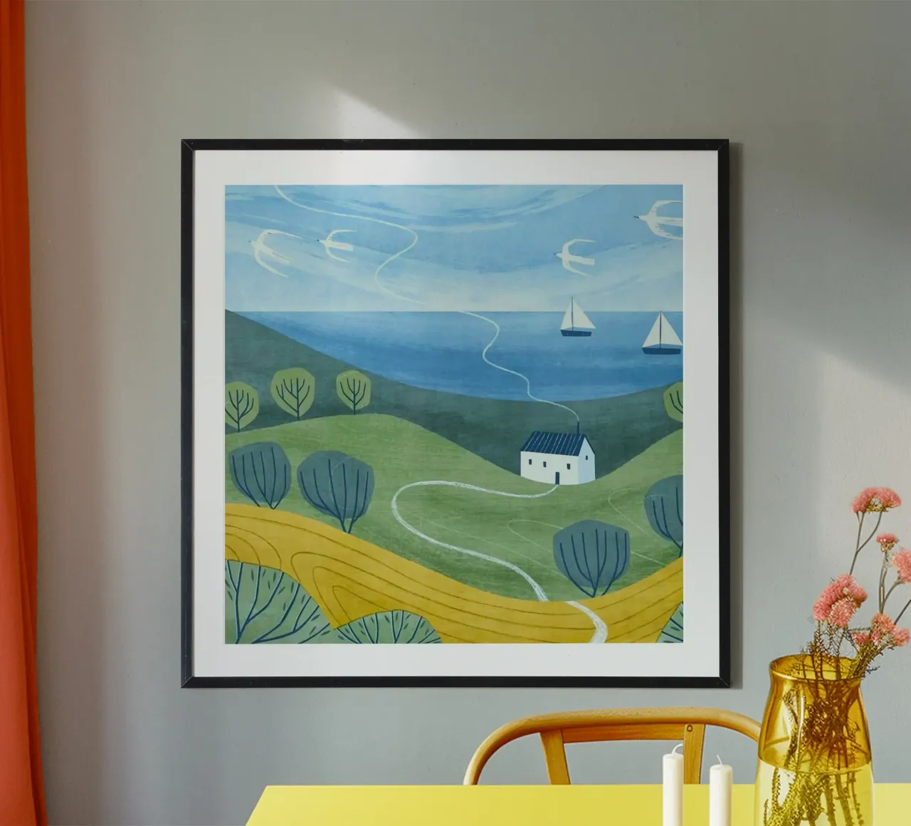 countryside winding path poster da Good days