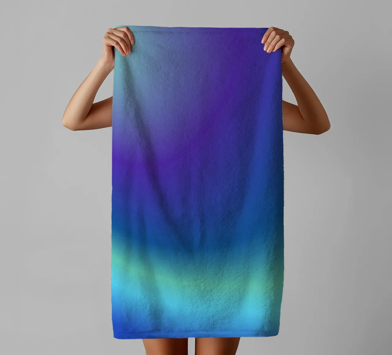 EXPANSION  & OVERFLOW (AQUARIUS) asciugamano da bagno da ÂME LIBRE STUDIO