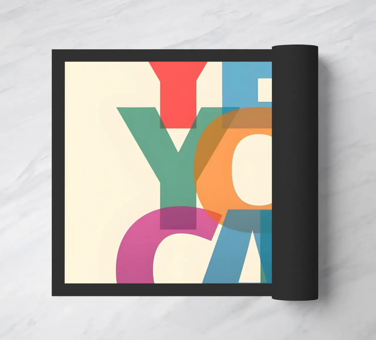 "YES YOU CAN' zerbino da Type & Tape