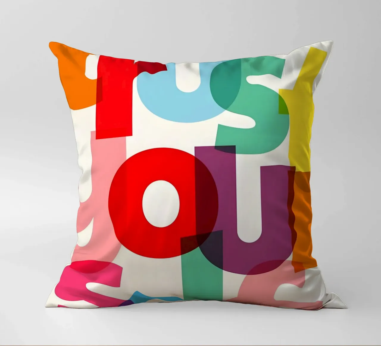 Trust yourself cuscino da Type & Tape