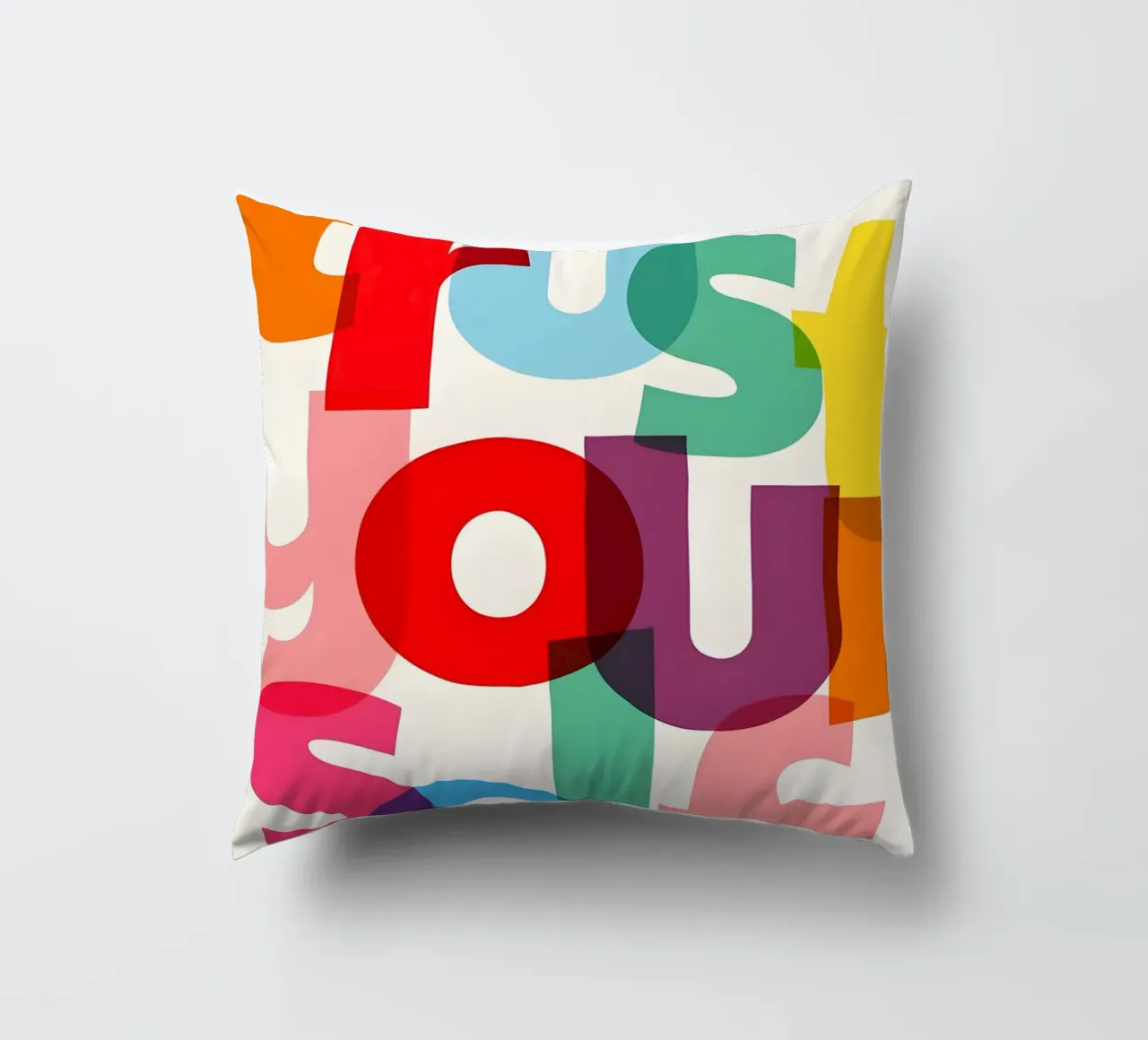 Trust yourself cuscino da Type & Tape