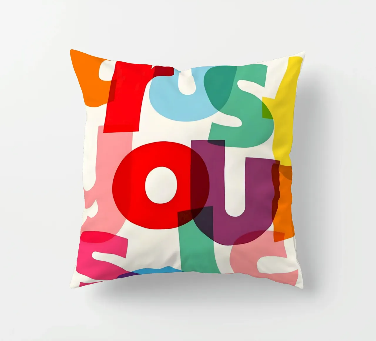 Trust yourself cuscino da Type & Tape
