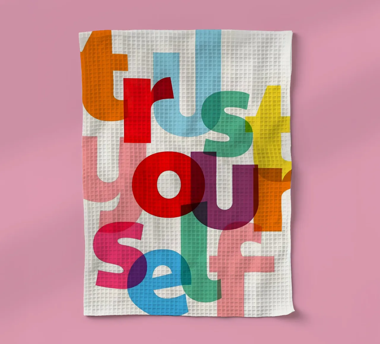 Trust yourself canovaccio da cucina da Type & Tape